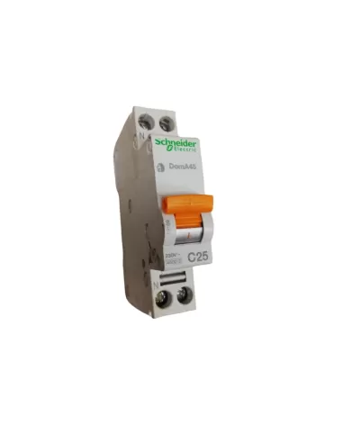 Interrupteur thermomagnétique Schneider 1 n 25a 4,5k c 1mod n//acc n//diff